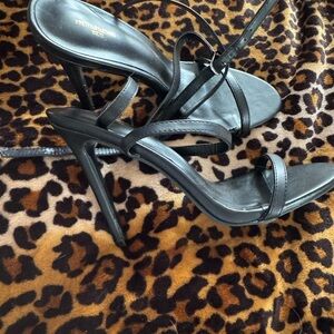 Black Strappy Heels